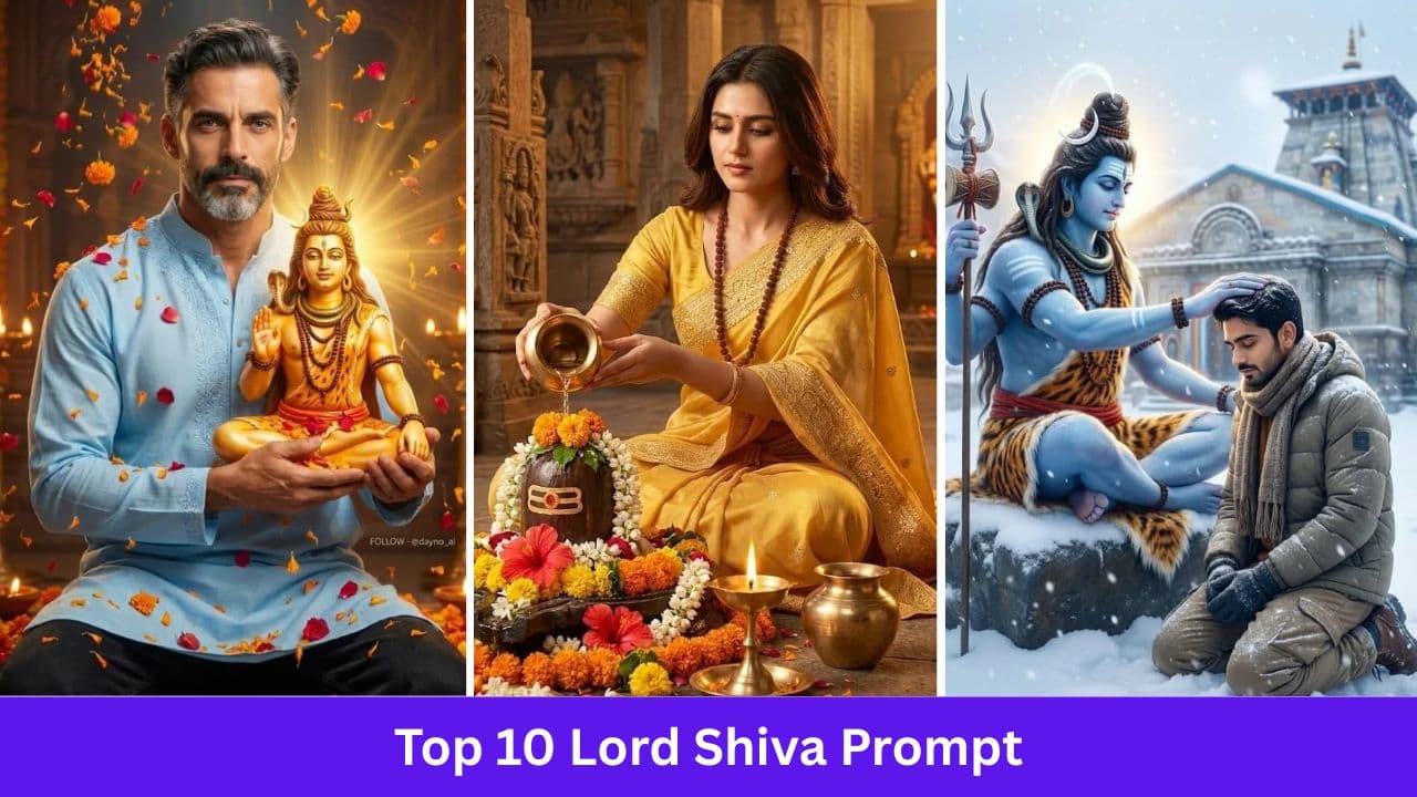 Top 10 Lord Shiva Prompt | Divine AI Art Ideas